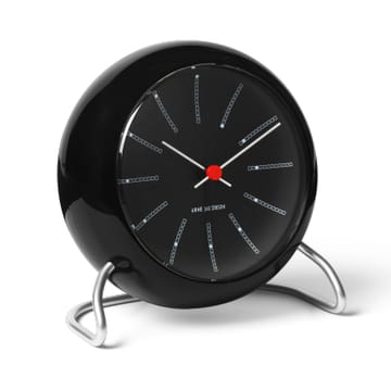 Despertador AJ Bankers - negro - Arne Jacobsen Clocks