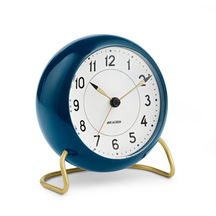 Despertador AJ Station, azul marino - azul marino - Arne Jacobsen Clocks