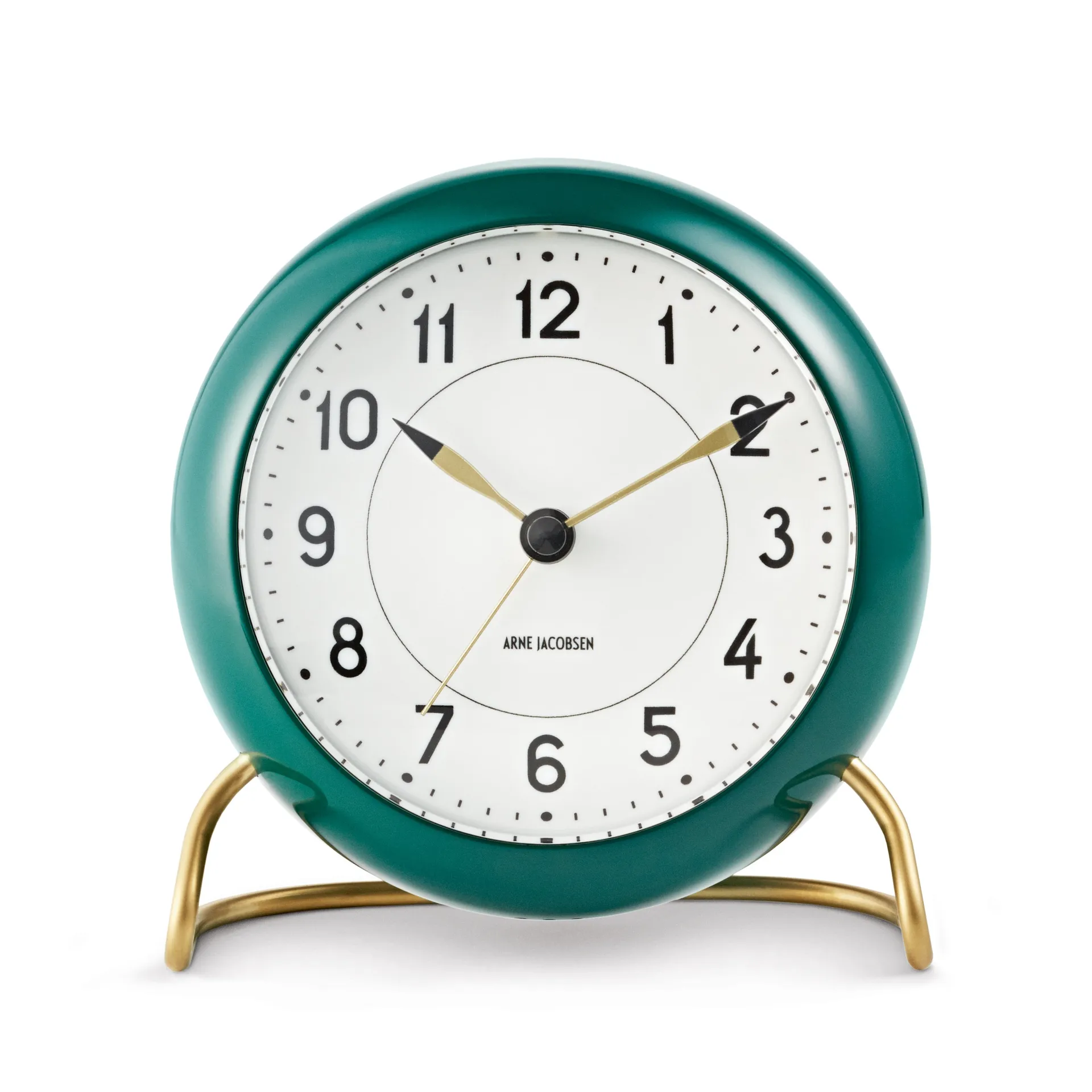 Despertador AJ Station, verde, verde Arne Jacobsen Clocks
