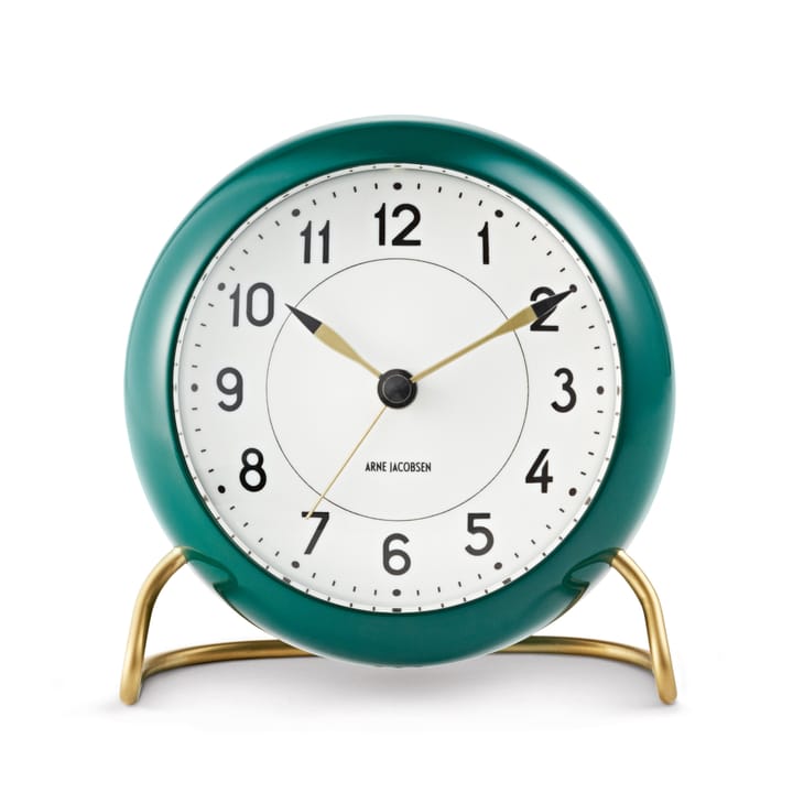Despertador AJ Station, verde, verde Arne Jacobsen Clocks