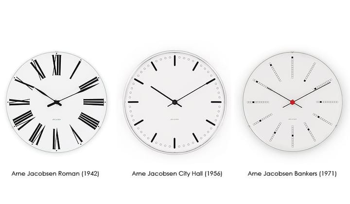 Reloj AJ City Hall - Ø 21 cm - Arne Jacobsen Clocks