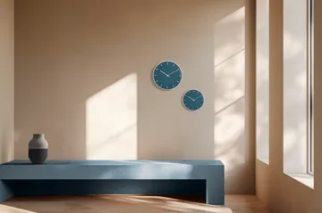 Reloj AJ City Hall - Azul, Ø29 cm - Arne Jacobsen Clocks