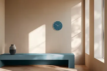 Reloj AJ City Hall - Azul, Ø29 cm - Arne Jacobsen Clocks