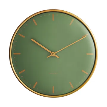 Reloj AJ City Hall - Verde, Ø21 cm - Arne Jacobsen Clocks