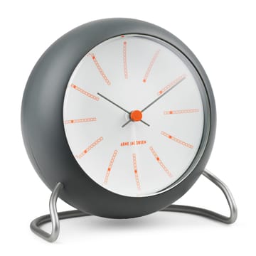 Reloj de mesa AJ Bankers Ø11 cm - gris oscuro - Arne Jacobsen Clocks