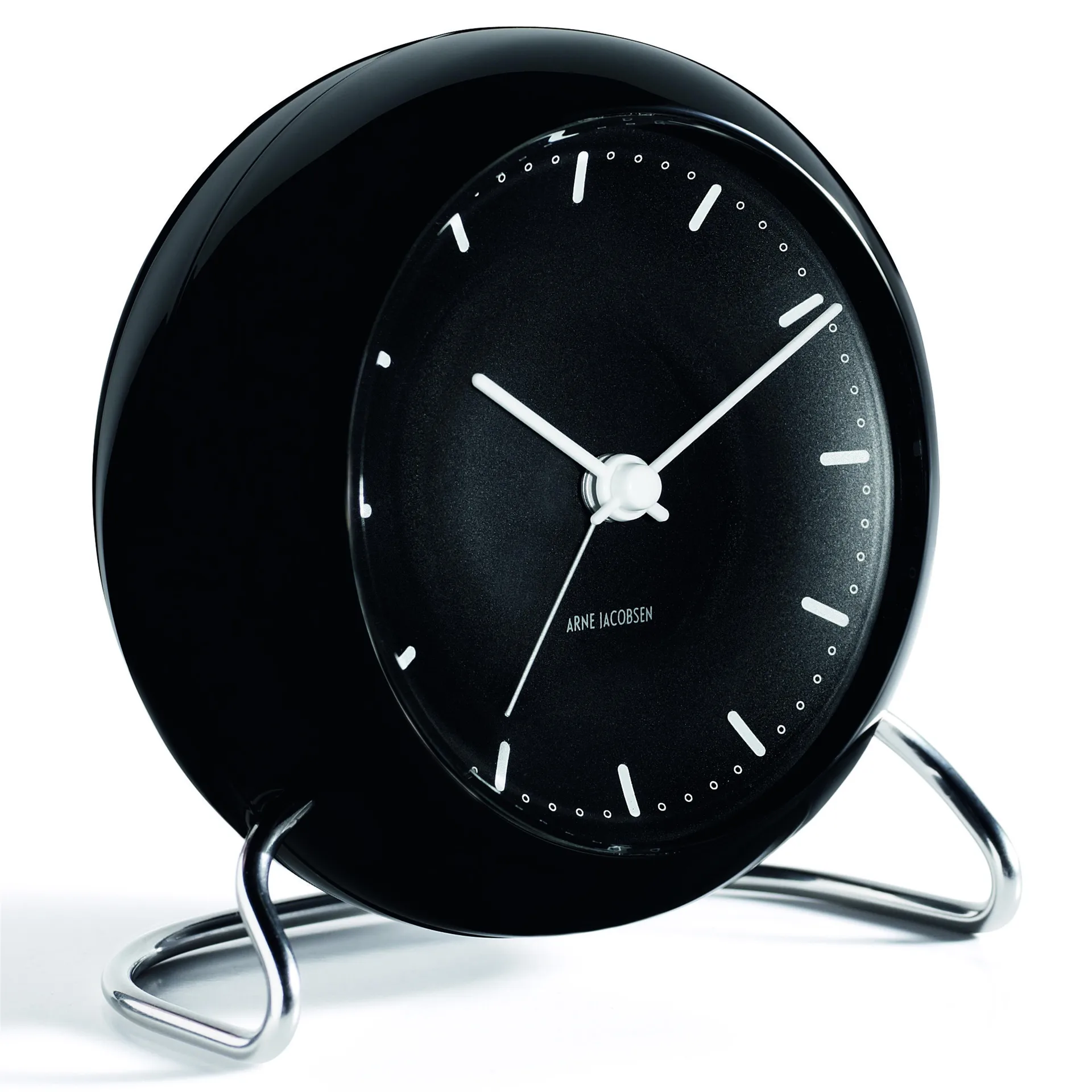 Reloj de mesa AJ City Hall, negro Arne Jacobsen Clocks