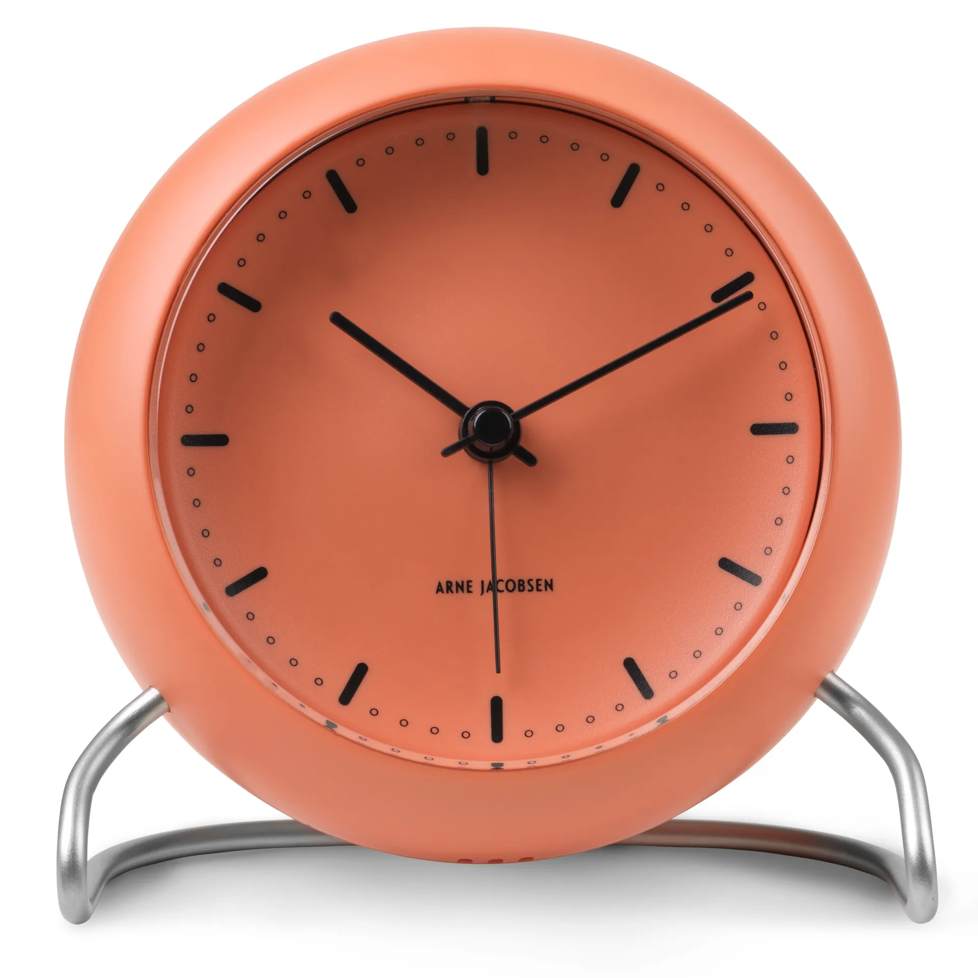 Reloj de mesa AJ City Hall, Pale naranja Arne Jacobsen Clocks