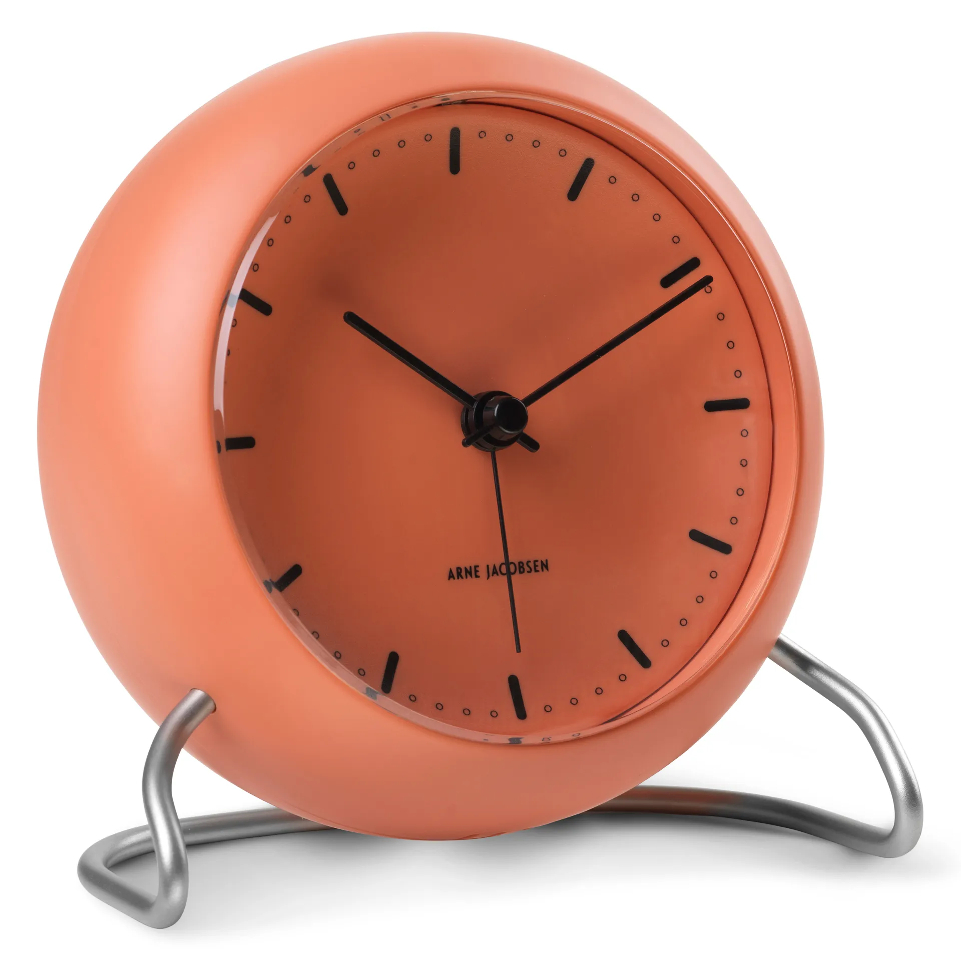 Reloj de mesa AJ City Hall, Pale naranja Arne Jacobsen Clocks
