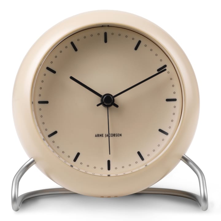 Reloj de mesa AJ City Hall - Sandy beige - Arne Jacobsen Clocks