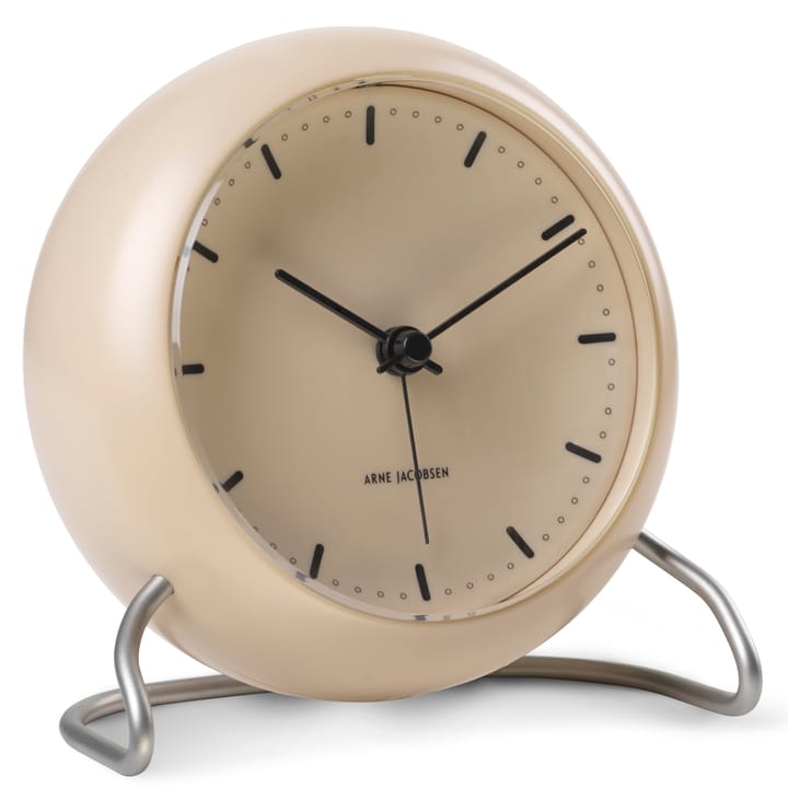 Reloj de mesa AJ City Hall, Sandy beige Arne Jacobsen Clocks