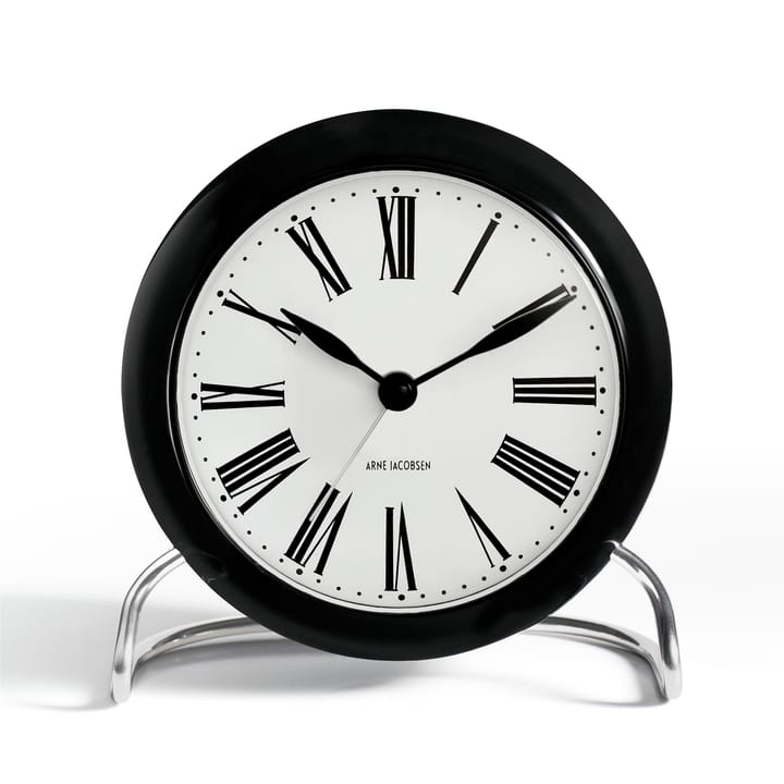 Reloj de mesa AJ Roman - negro - Arne Jacobsen Clocks