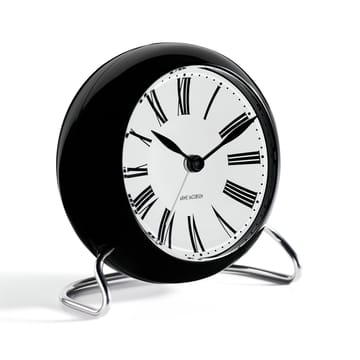 Reloj de mesa AJ Roman - negro - Arne Jacobsen Clocks
