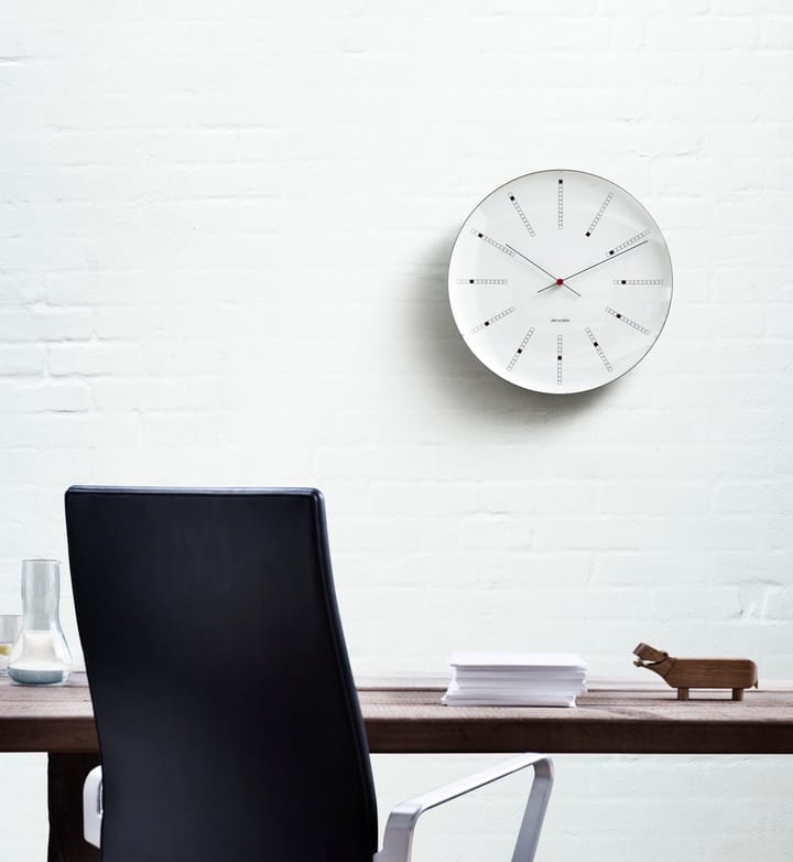 Reloj de pared AJ Bankers, Ø 29 cm Arne Jacobsen Clocks