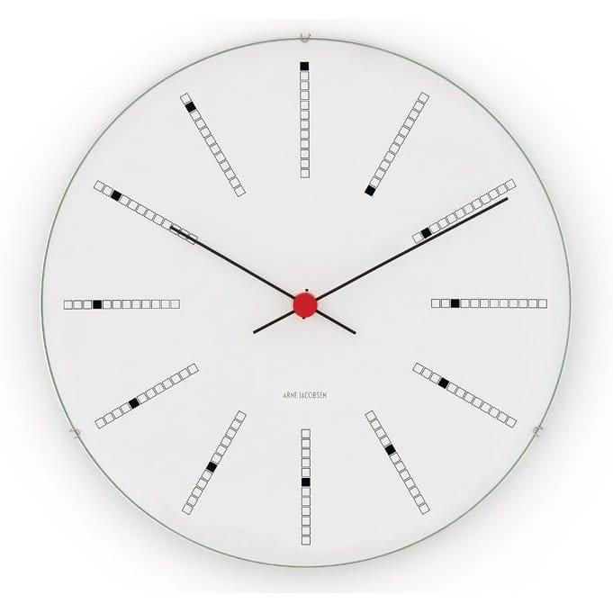 Reloj de pared AJ Bankers - Ø 29 cm - Arne Jacobsen Clocks