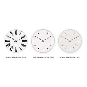 Reloj de pared AJ Bankers - Ø 29 cm - Arne Jacobsen Clocks