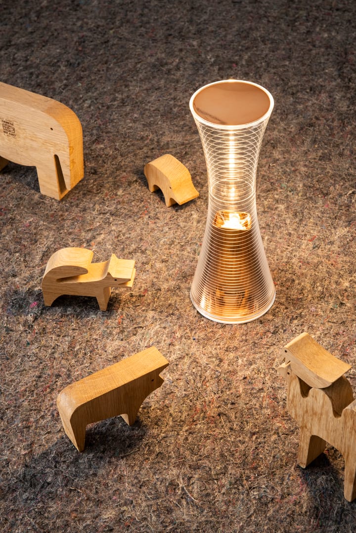 Come Together lámpara de mesa portátil de 26,5 cm, Cobre Artemide