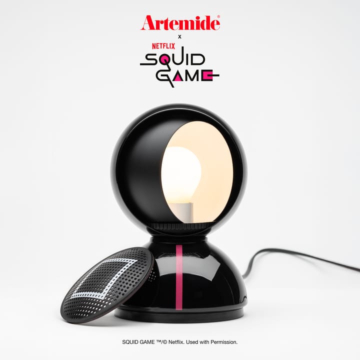 Eclisse x Squid Game Lámpara de mesa Special Edition, Guard black Artemide