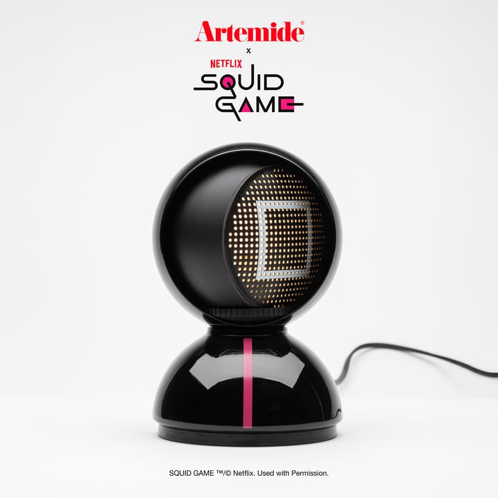 Eclisse x Squid Game Lámpara de mesa Special Edition, Guard black Artemide