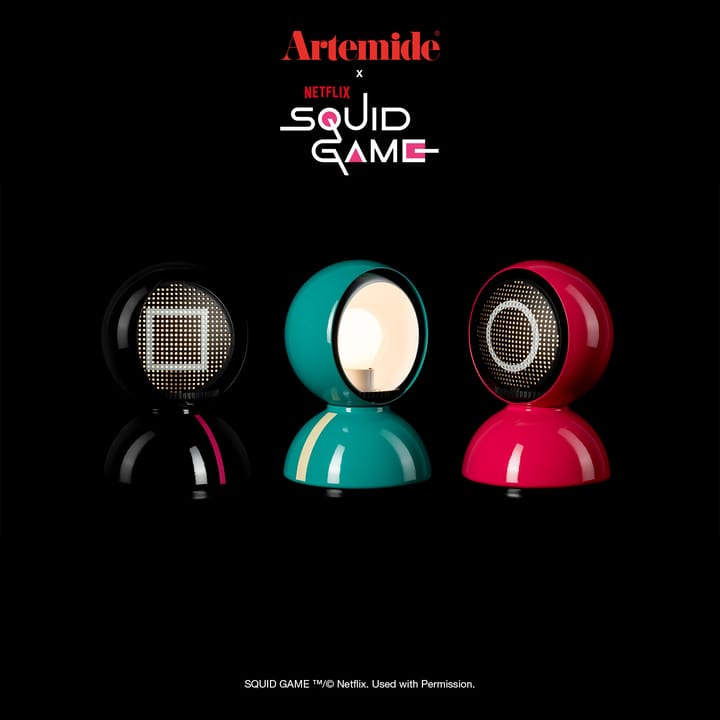 Eclisse x Squid Game Lámpara de mesa Special Edition, Guard black Artemide