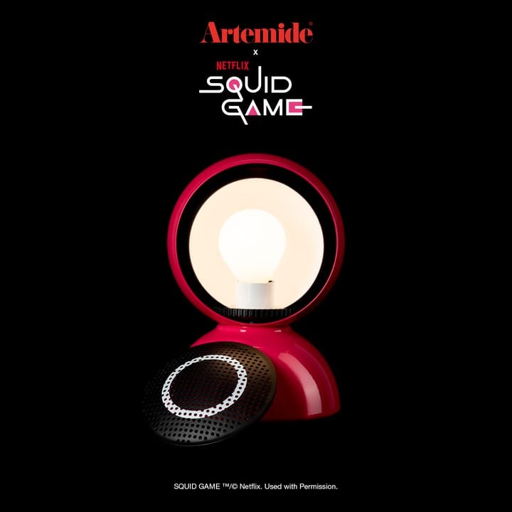 Eclisse x Squid Game Lámpara de mesa Special Edition, Guard pink Artemide
