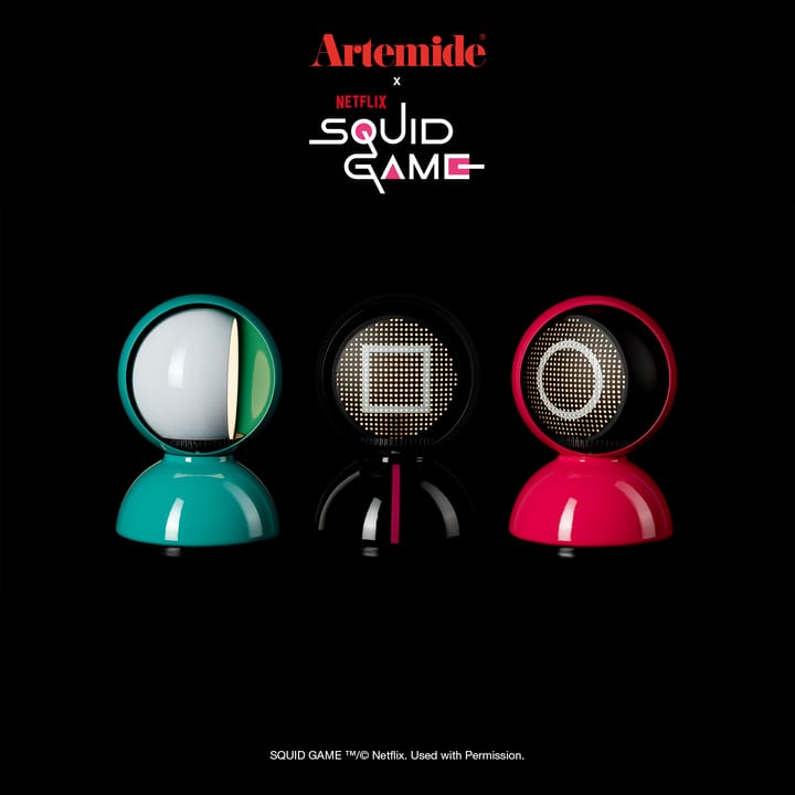Eclisse x Squid Game Lámpara de mesa Special Edition, Guard pink Artemide