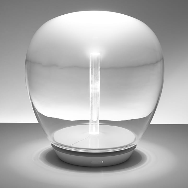 Lámpara de mesa Empatia, transparente ahumado, pequeño Artemide