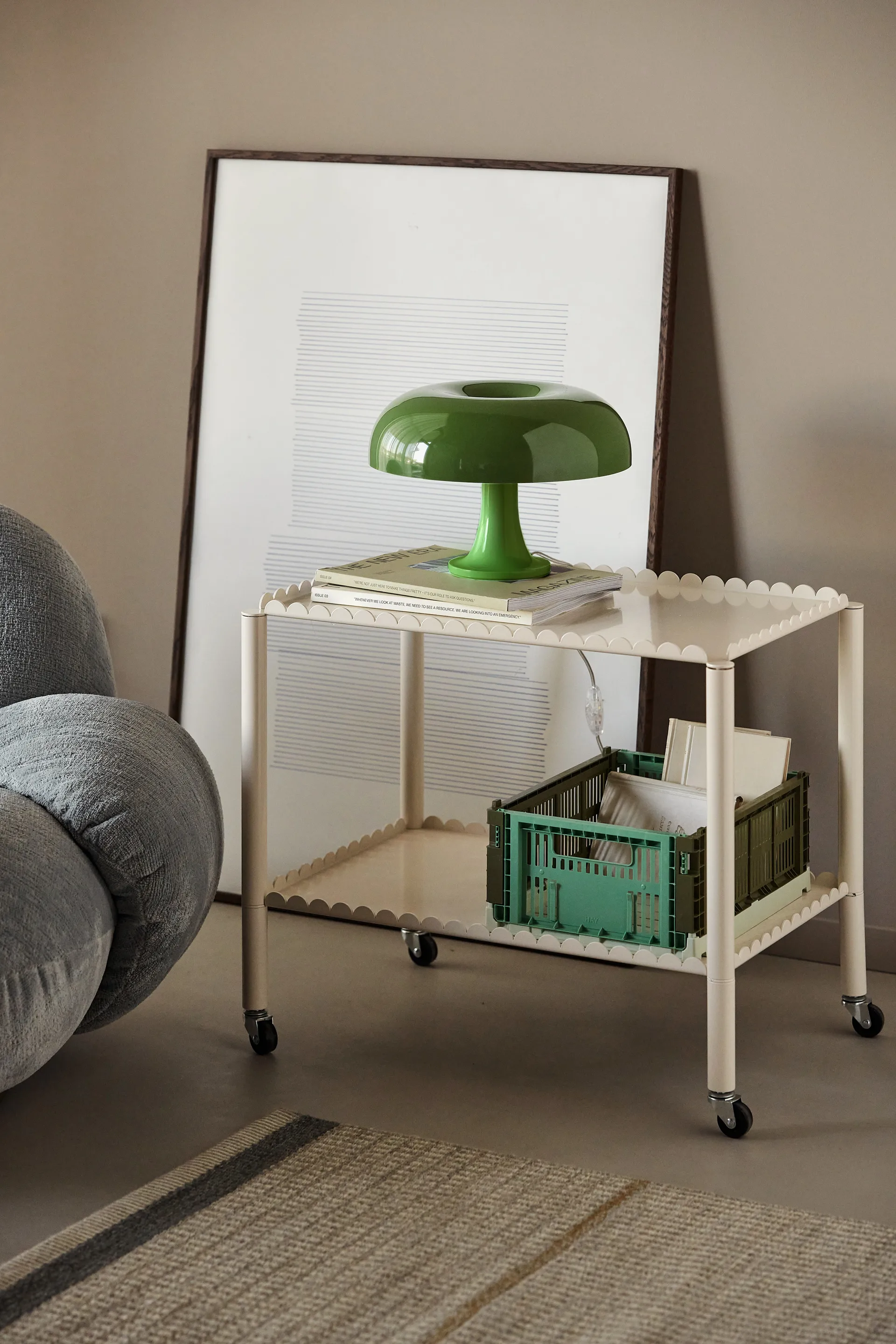 Lámpara de mesa Nessino special edition Ø32 cm, Green Artemide