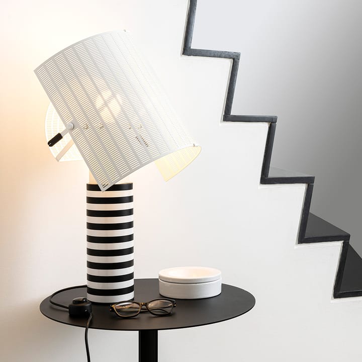 Lámpara de mesa Shogun, blanco y negro Artemide
