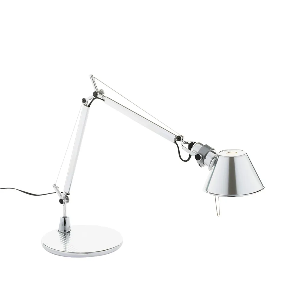 Lámpara de mesa Tolomeo micro, aluminio en blanco Artemide