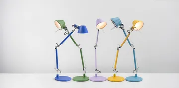 Lámpara de mesa Tolomeo micro - Verde - Artemide