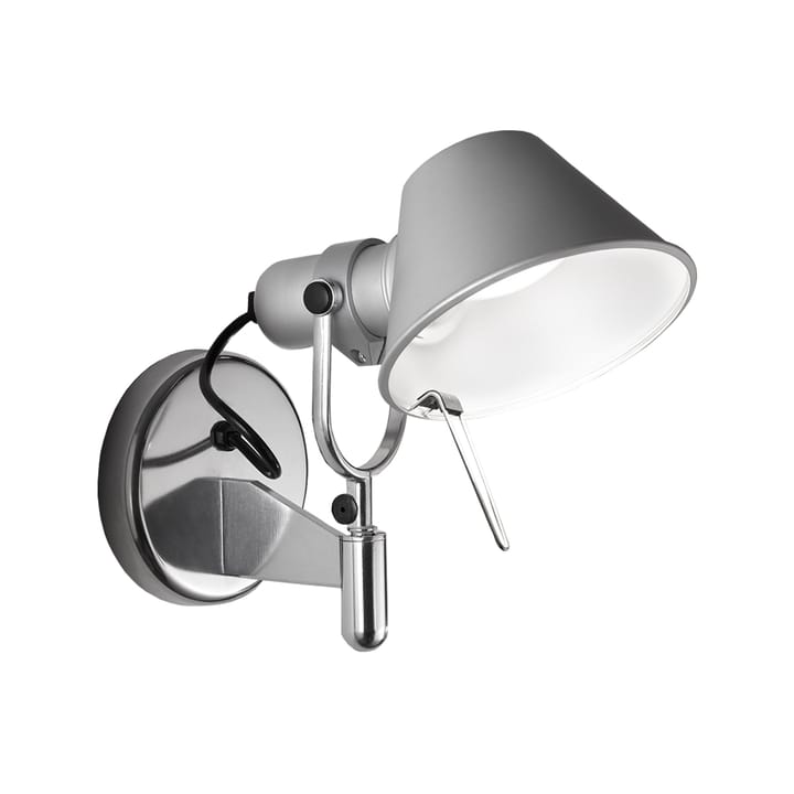 Lámpara de pared Tolomeo Faretto - aluminio, sin botón de encendido y apagado - Artemide