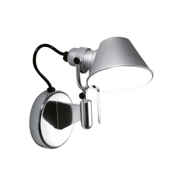 Lámpara de pared Tolomeo Micro Faretto - aluminio, sin botón de encendido y apagado - Artemide