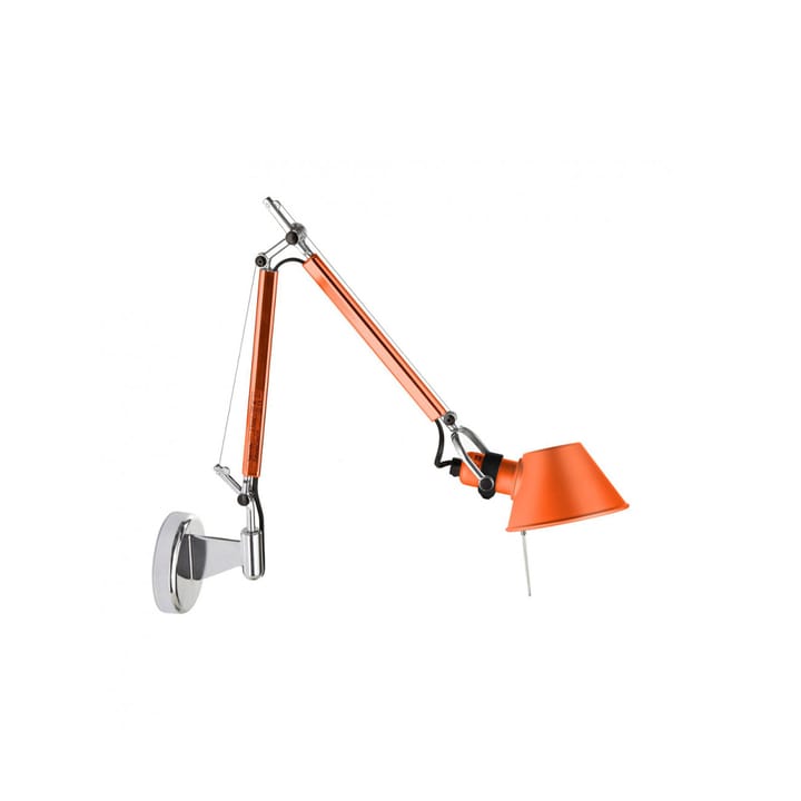 Lámpara de pared Tolomeo Micro - naranja anodizado - Artemide