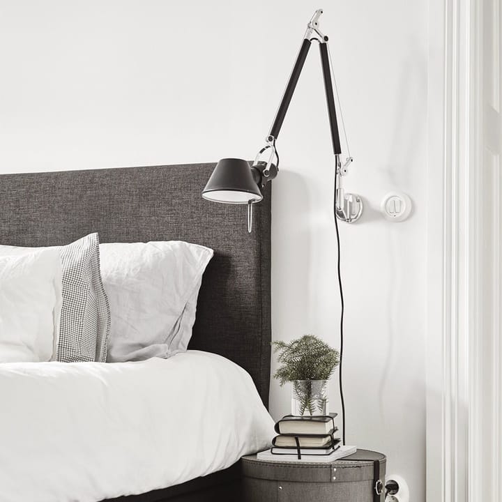 Lámpara de pared Tolomeo Micro, negro Artemide