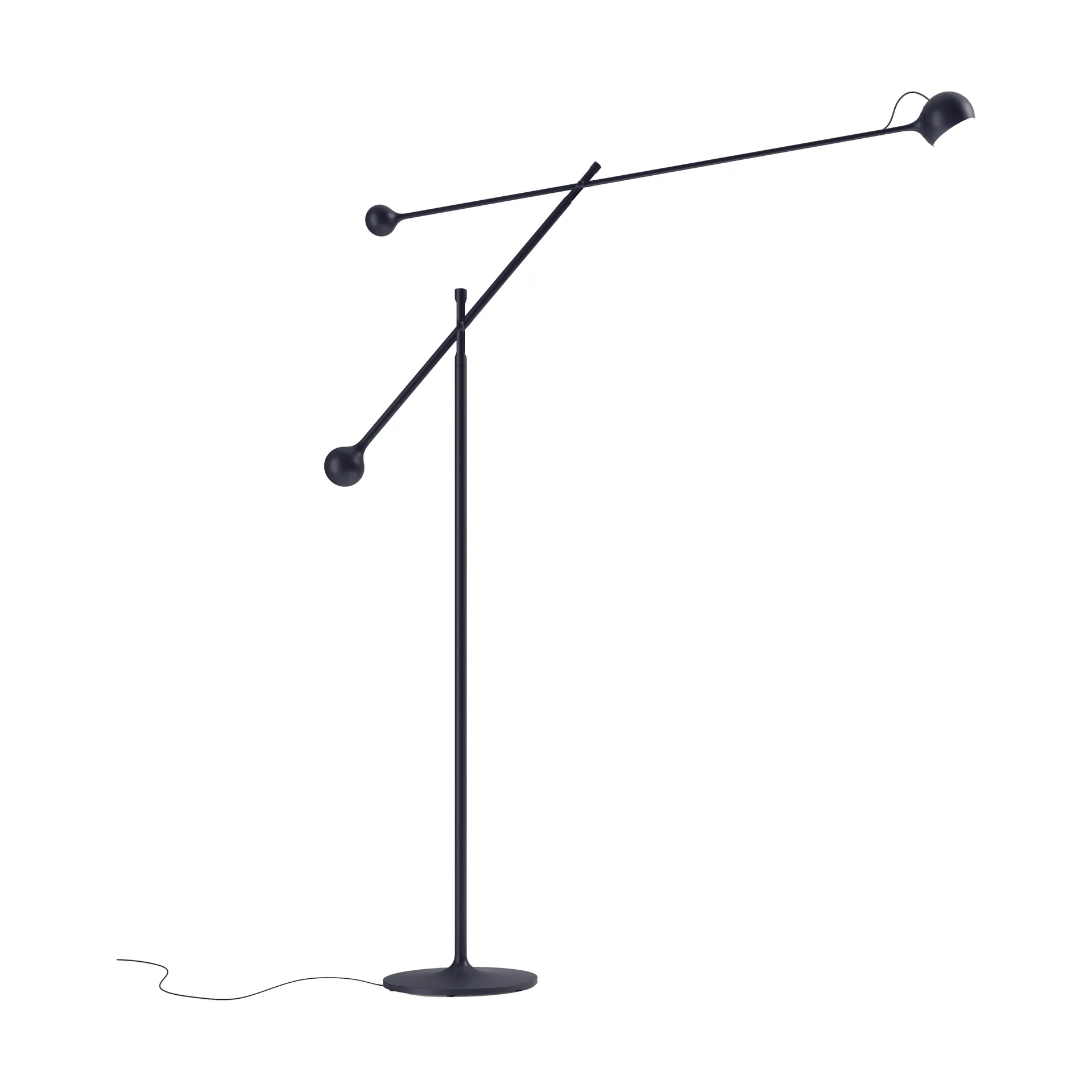 Lámpara de pie Ixa, Antracita Artemide