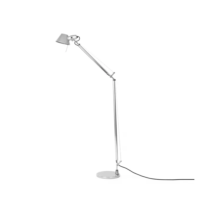 Lámpara de pie Tolomeo Reading E27 - Aluminium - Artemide