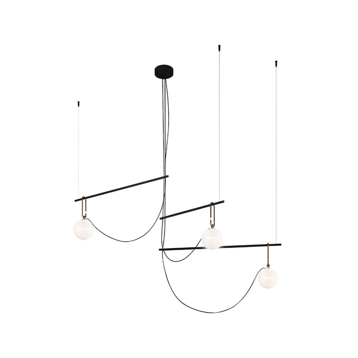 nh S3 14 colgante - Black-brass - Artemide