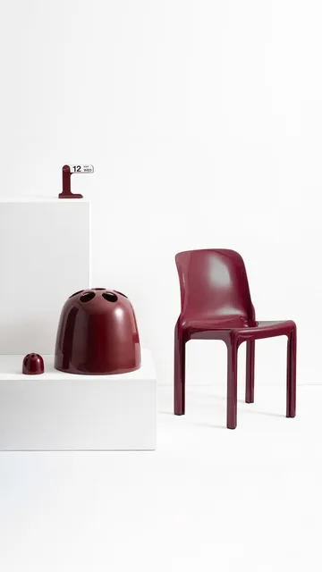Paragüero Dedalo  - Rojo rubí - Artemide
