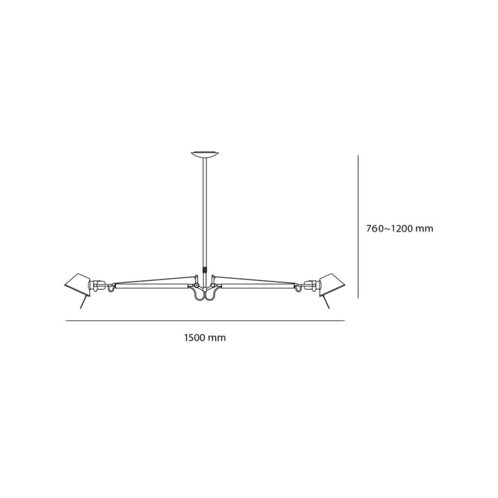 Tolomeo colgante, Aluminium Artemide