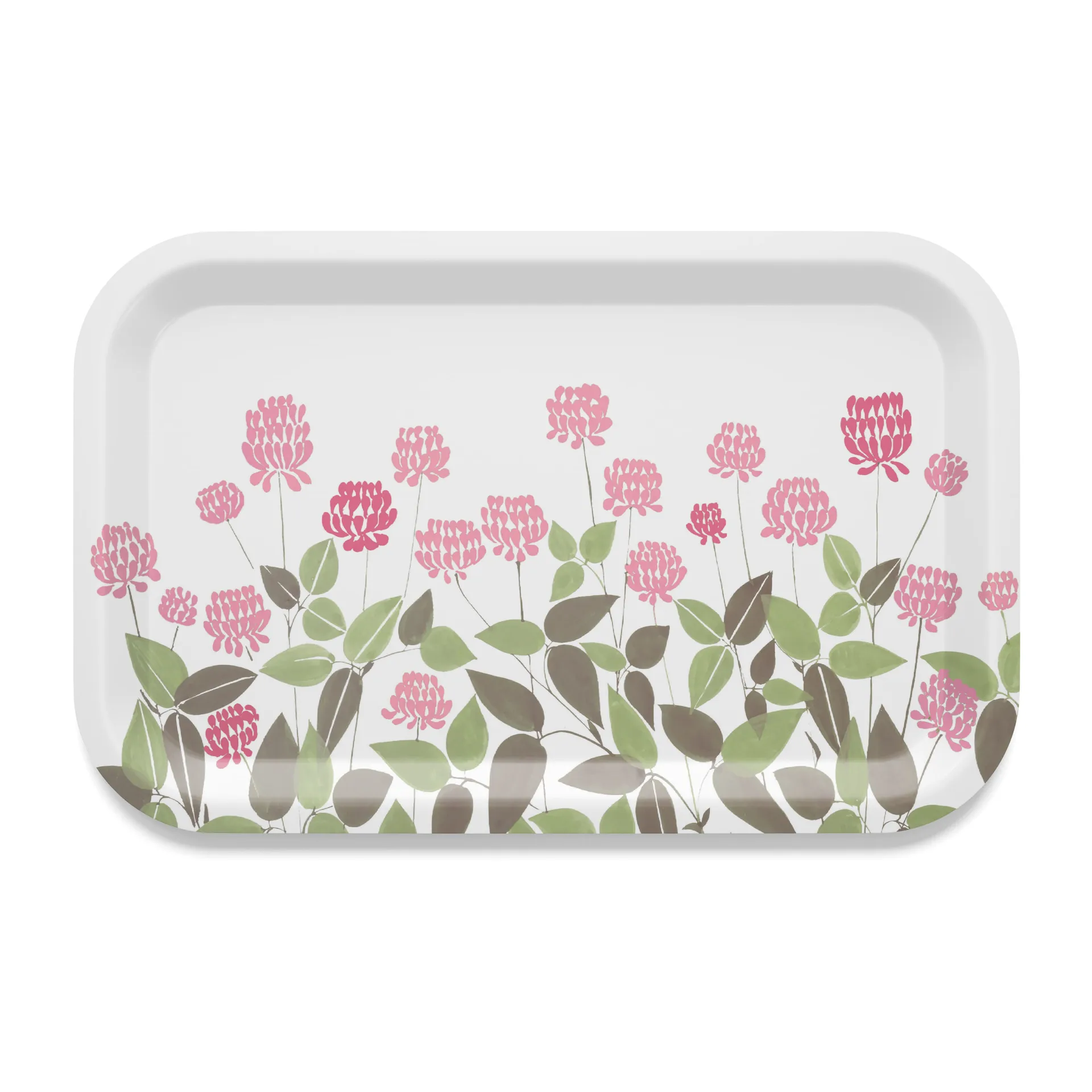 Bandeja Ängsmark 20x27 cm, Verde-Rosa Arvidssons Textil