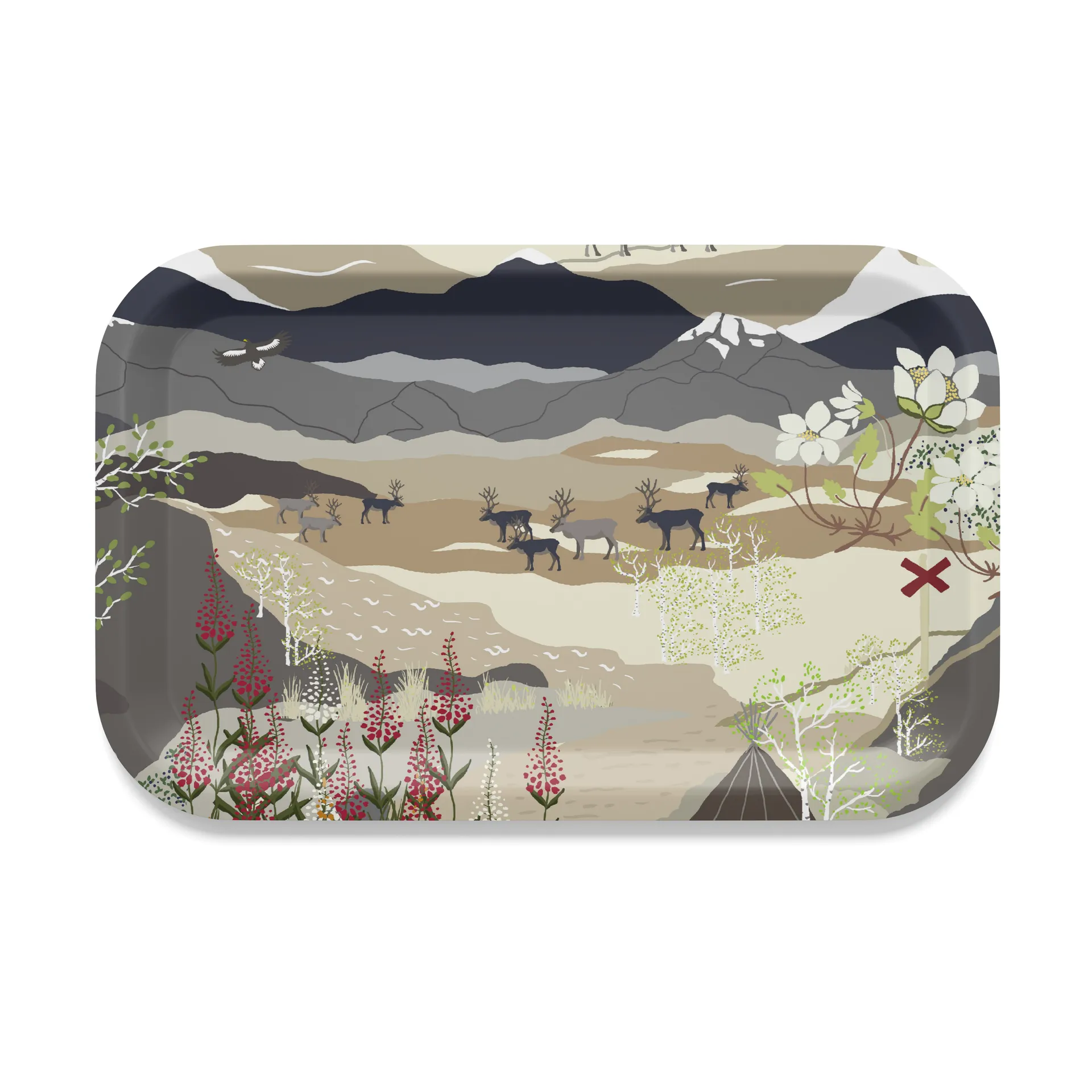 Bandeja Fjällvandring 21x33 cm, Beige Arvidssons Textil