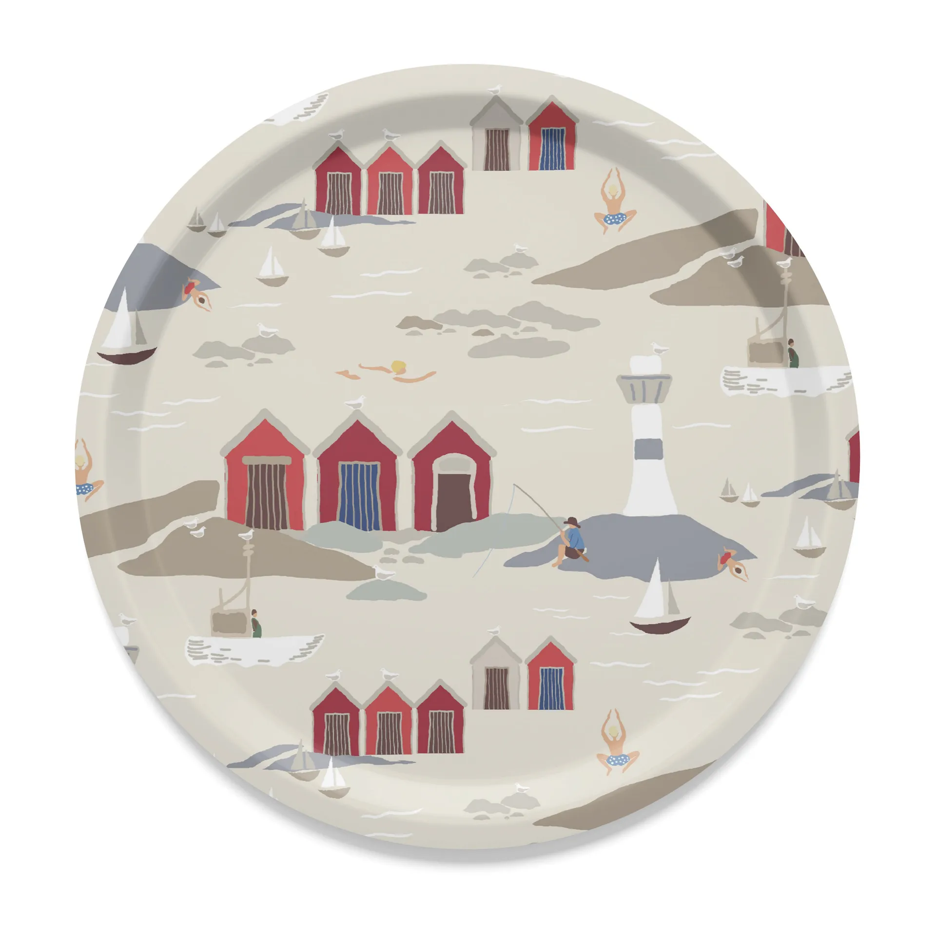 Bandeja Kust Ø31 cm, Beige Arvidssons Textil