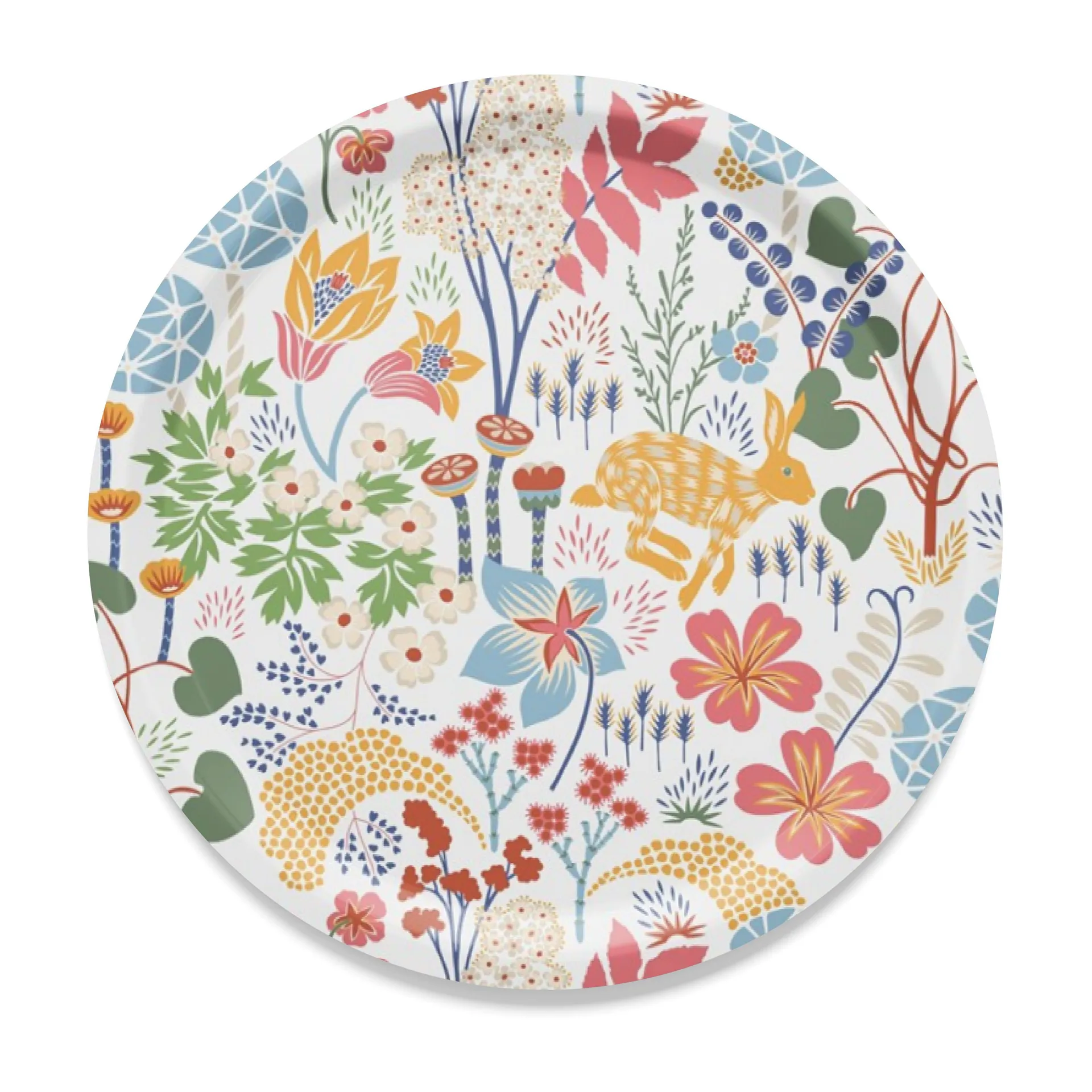 Bandeja Lyckeflykt Ø38 cm, Multi Arvidssons Textil