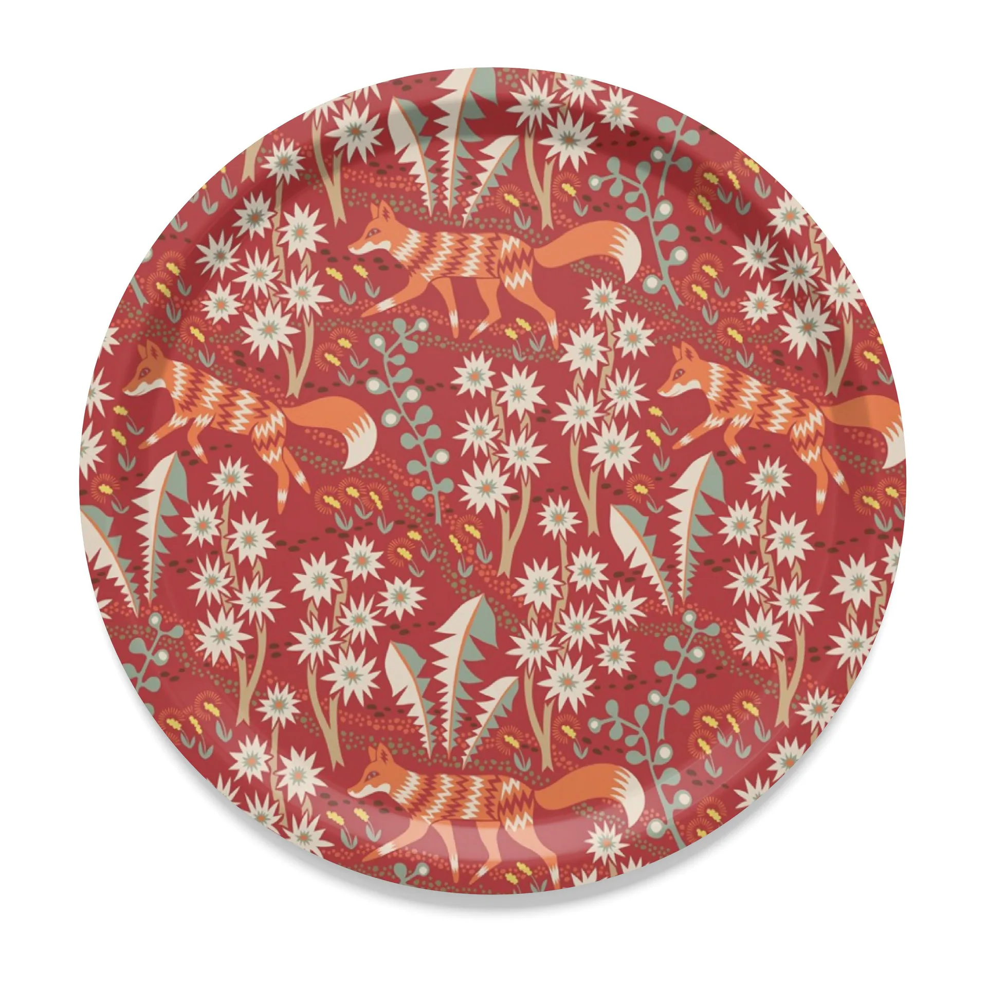 Bandeja Stjärnspeja Ø38 cm, Rojo Arvidssons Textil