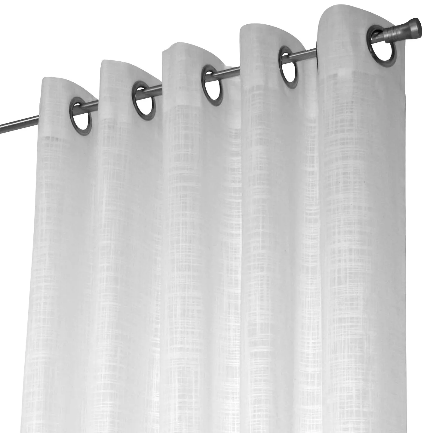 Cortina con ojales Norrsken, blanco Arvidssons Textil