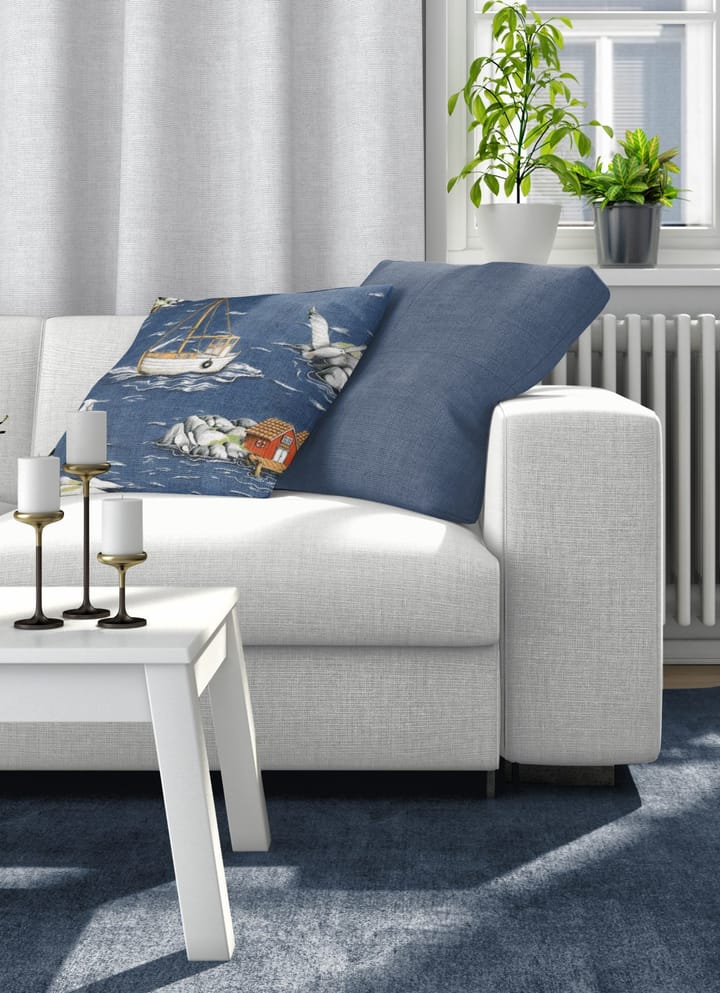 Funda de cojín Fiskeskär 47x47 cm, azul Arvidssons Textil