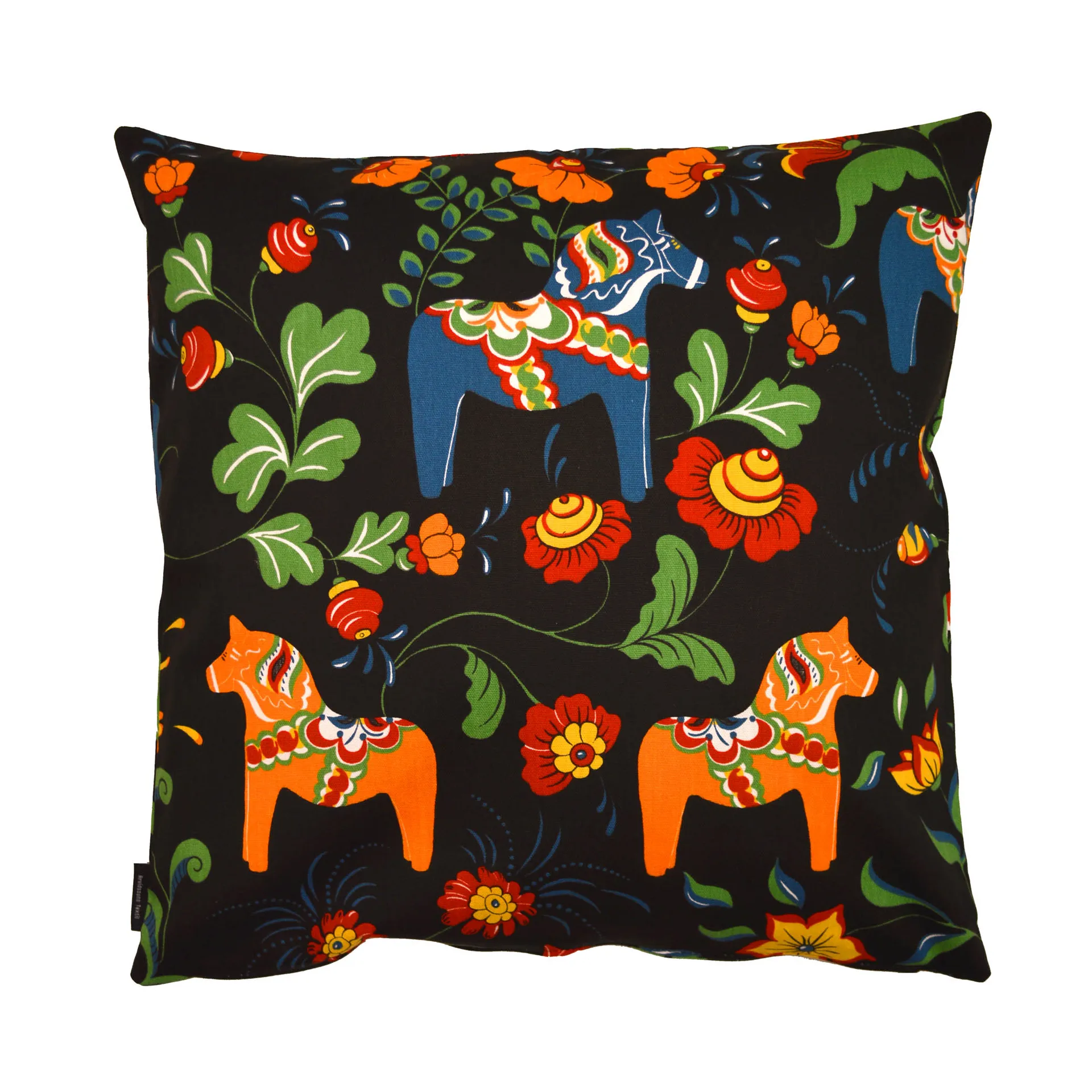 Funda de cojín Leksand, negro Arvidssons Textil