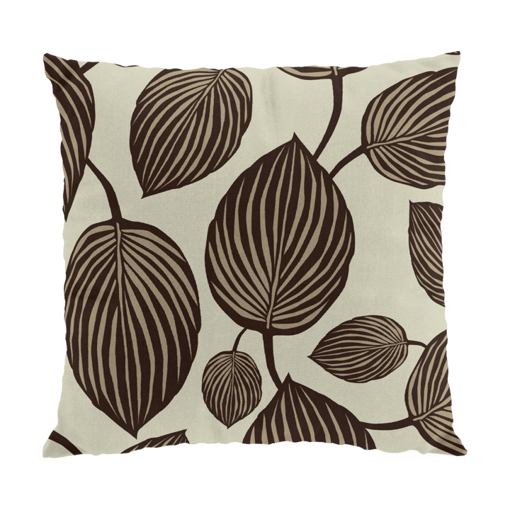 Funda de cojín Lyckans Blad 45x45 cm - Marrón - Arvidssons Textil