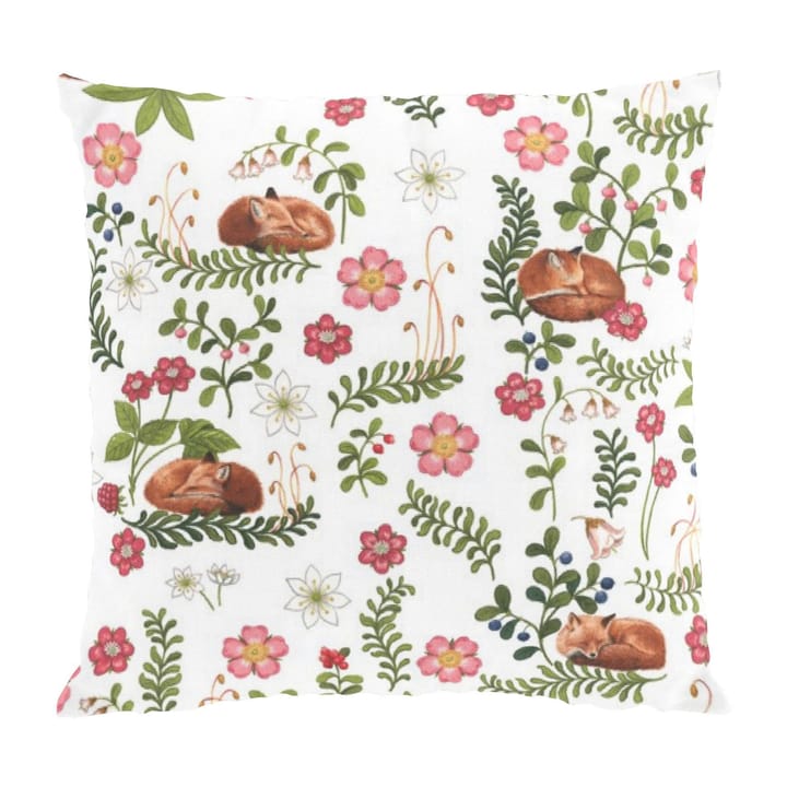 Funda de cojín Sova räv 47x47 cm, verde-rosa Arvidssons Textil