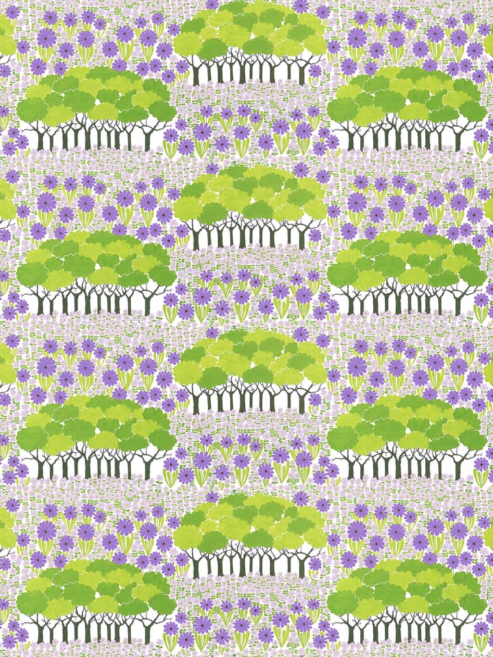 Hule Allé - verde-morado - Arvidssons Textil